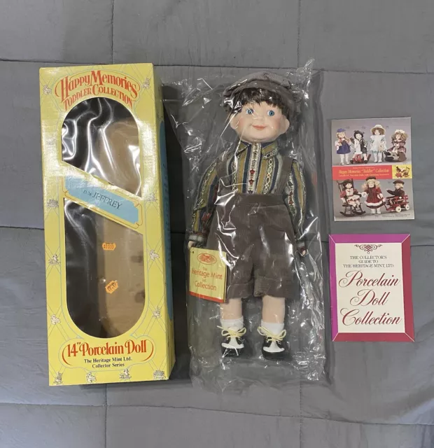 Happy Memories Toddler Collection D-76 Jeffrey 14” Porcelain Doll Heritage Mint