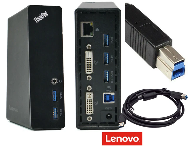 Station D'accueil Lenovo 40A4 – Pour ThinkPad X1, X1 Yoga 1.Gen, DOC26, Occasion