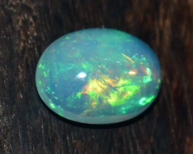 2.95 Cts Natural Ethiopian Opal Cabochon 12X9 MM AAA Grade Welo Opal Fire Opal