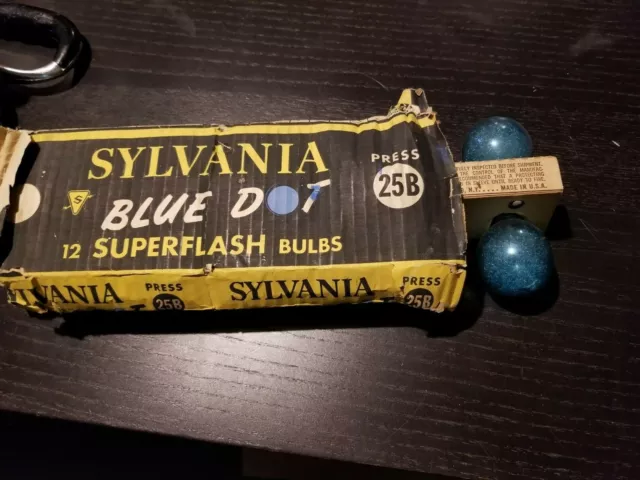 Bombillas de flash para cámara - Sylvania Blue Dot Press 25B - paquete de 10