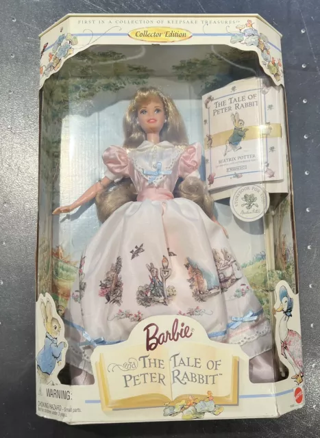 Vintage 1997 Mattel Barbie The Tale of Peter Rabbit Doll-19360-New Open Box