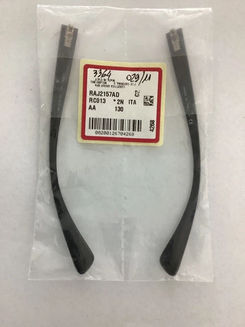 ASTE RICAMBIO RAY BAN RB 3364 COL. 029/11 L. 130 mm. NEW ORIGINAL ARMS