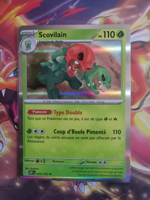 Scovilain 025/197 Carte Pokémon Rare Neuve FR