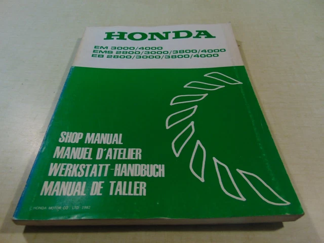 MANUEL D'ATELIER VT 500E ORIGINE HONDA 1983 67-MF5-00Z 67MF500Z
