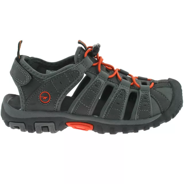 Hi-tec Sandals Sports Walking Hiking Beach KIds Boys Girls Grey 10 - 6 Shore