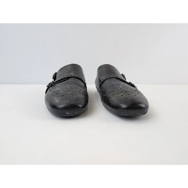 PRADA SHUFFLE DOUBLE-MONK Leather Slip-On Shoes Boots BNWB 11 Prada ...