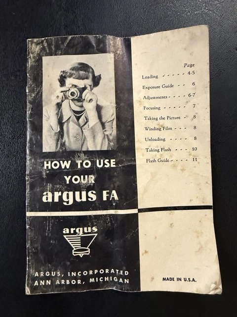 Vintage Manuals & Guides, Vintage Movie & Photography, Cameras