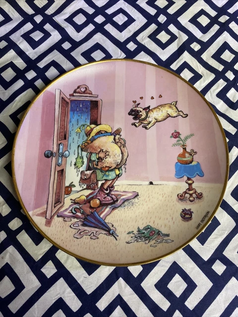 Danbury Mint You’re Home Chinese Pug Plate