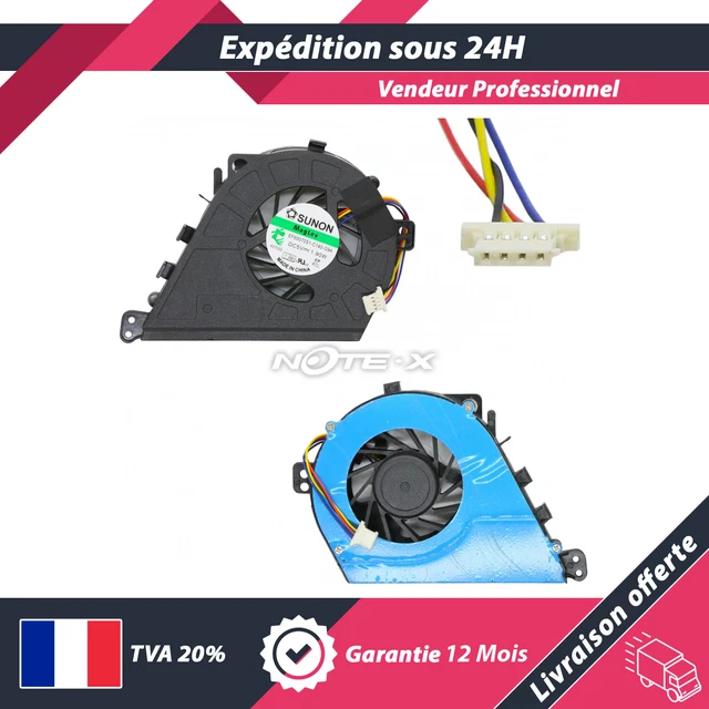 Ventilateur De Remplacement Pour CPU Dell Latitude E5520 - 4 Broches - Marque KINPOWER, Modèle FANDL017-CPU