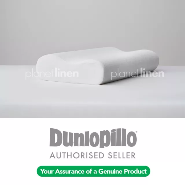 DUNLOPILLO Therapillo High Profile Dual Contour Premium Memory Foam Pillow NEW 3