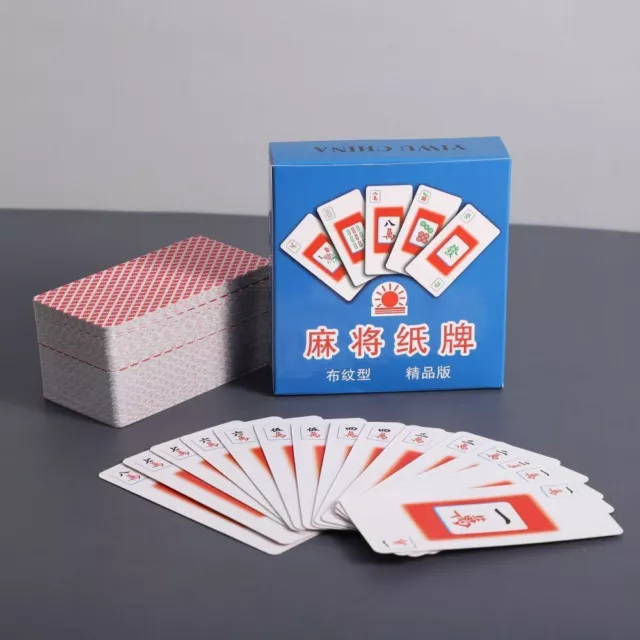 Mini Mahjong Pokers Playing Cards Game Set Mahjong Poker Cards  Travel