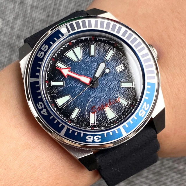 OROLOGIO DA UOMO Automatico 43MM Tandorio Quadrante Blu Profondo orologio-da-uomo-automatico-43mm-tandorio-quadrante-blu-profondo