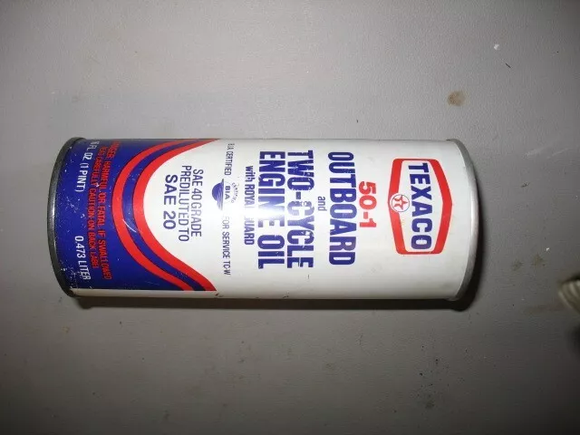 Vintage Antique Texaco Oil Can Garage Automotive Collectible