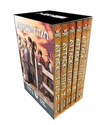 Attack on Titan Season 3 Part 1 Manga Box Set by Isayama, Hajime, NEW Book, FREE