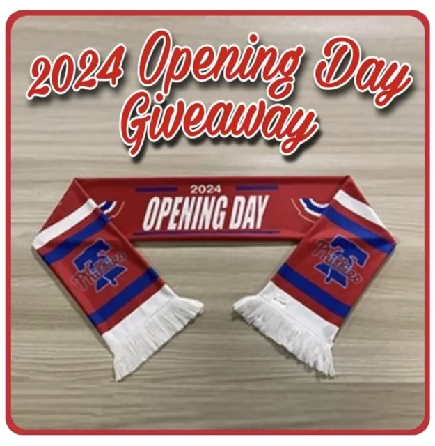 PHILADELPHIA PHILLIES SGA — 2024 Opening Day Scarf — SOLD OUT — PRESALE