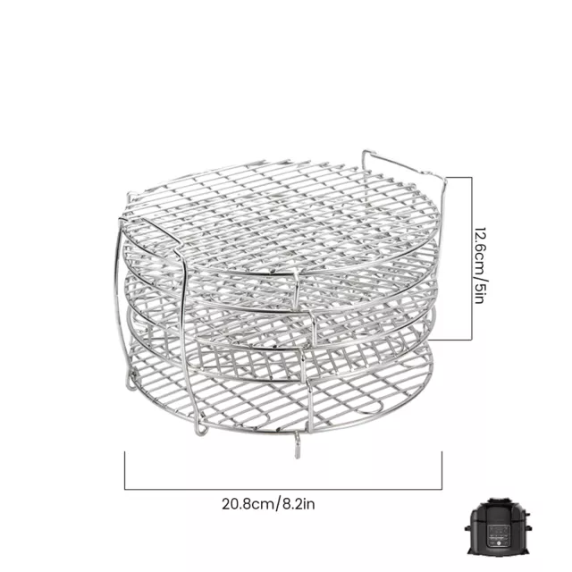 Dehydrator Stand 5-Layer 304 Stainless Steel Dehydrator Rack Compatible EmHNn