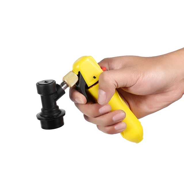 Cargador de barril inyector de CO2 cerradura dispensador de cerveza de barril para válvula de soda casera