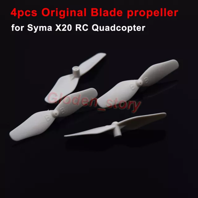 4pcs Original Syma X20 X20-S RC Quadcopter Drone Propeller Blade Spare Parts Kit