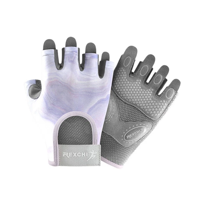 Femme Gants 8.5cm/9cm/9.5cm Paume Largeur Demi Doigt Polyester + Gel de Silice