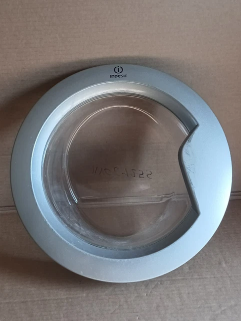 Poignée hublot porte ressort loquet cadre verre Indesit IWC6125S