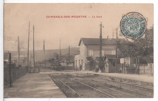 CPA 54 DOMBASLE SUR MEURTHE LA GARE (jp809)