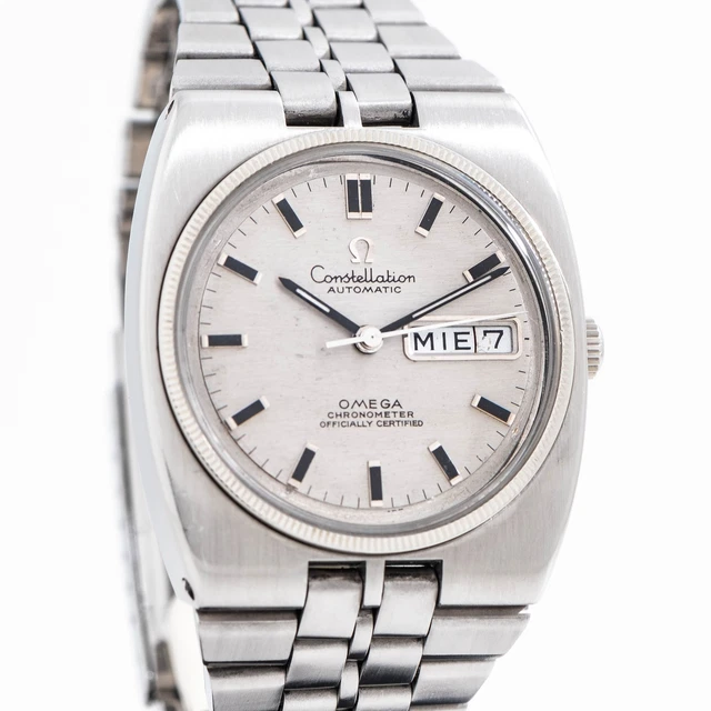 OMEGA Watch Vintage Constellation Day Date 168.045 in 14k WG & Stainless Steel OMEGA Watch Vintage Constellation Day Date 168.045 in 14k WG & Stainless Steel