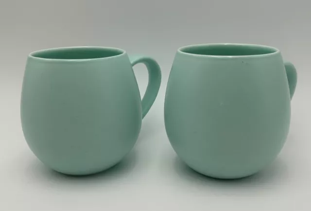 Robert Gordon Australia HUG ME Stoneware Mugs X 2 - Mint Green - 400ml Capacity