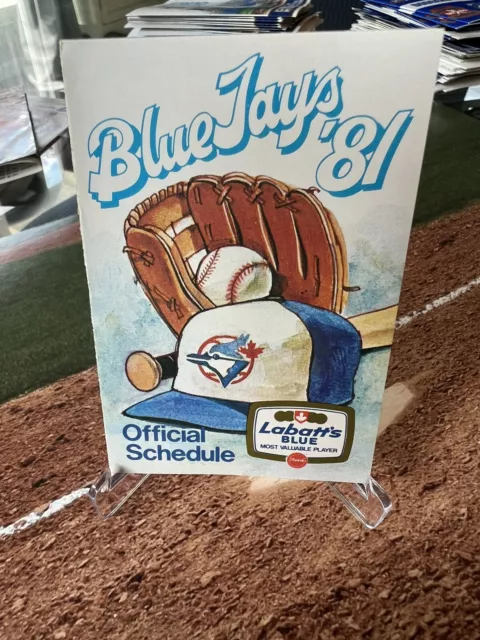 1981 Toronto Blue Jays Labatt's Beer Baseball Pocket Schedule