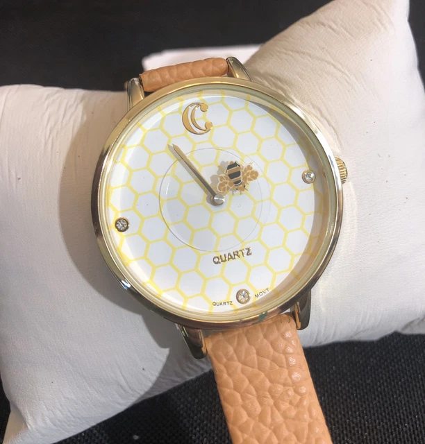 Charming Charlie Women's Wristwatch Model 5968 Honeybee Watch, New Battery Cute!