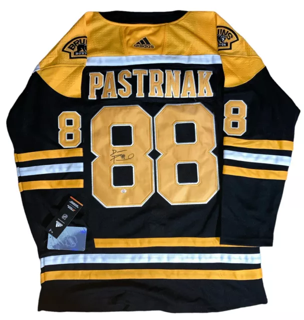 Adidas Boston Bruins Centennial David Pastrnák #88 Home Adizero Authentic Jersey, Men's, Size 54, Black
