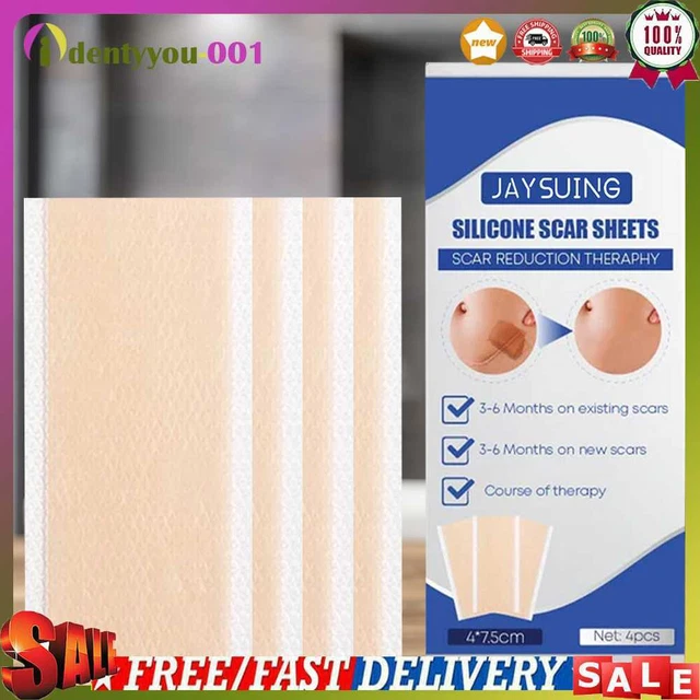 4pz Patch Cicatrice Terapia Accessori Multifunzionali Gel Silicone Trattamento Pelle