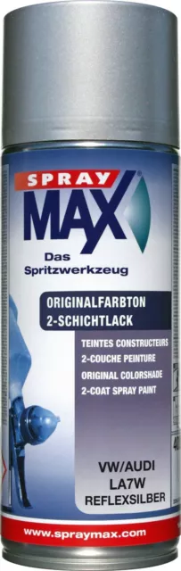 SprayMax Originalfarbton Lackspray für VW LA7W Reflexsilber met 687004