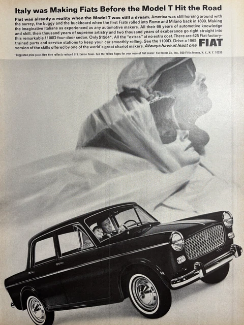 Fiat, European, Automobiles, Advertising, Collectibles - PicClick
