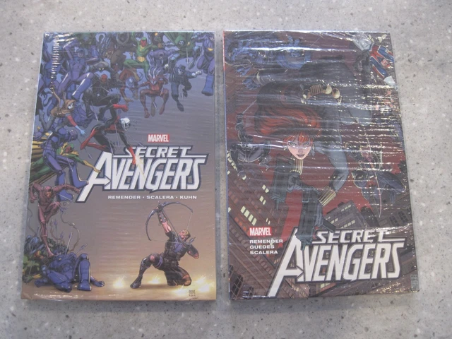 Secret Avengers Vol. 2 & 3 Lot of 2 HC Sealed New Remender Guedes Scalera  (4)