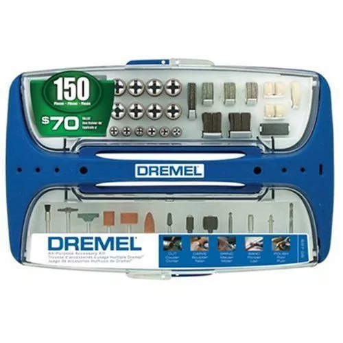 Dremel 160-Piece Aluminum Oxide Set Multipurpose Accessory Kit 715-01