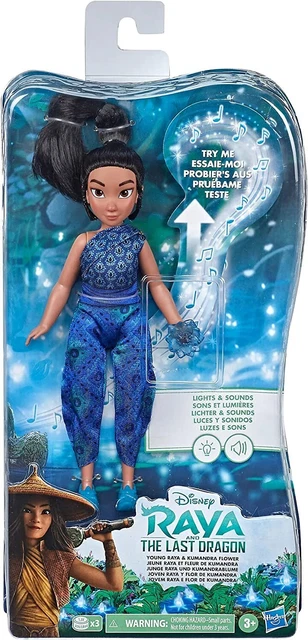 Poupée Disney Raya Et Le Dernier Dragon, Jeune Raya Et Fleur De Kumandra Hasbro