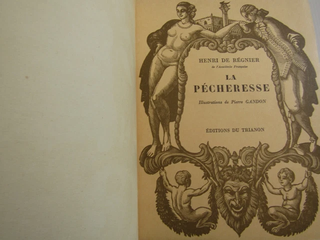 Henri De Regnier - La Pècheresse - Illustrations De George Barbier - Édition Mornay 1924, Originale