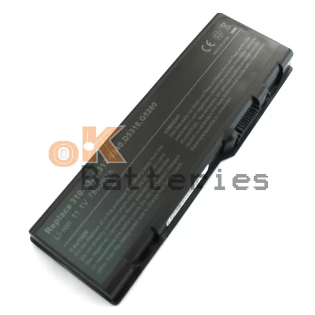 9Cell Battery for Dell Inspiron 6000 9200 9300 9400 E1705 XPS Gen 2 D5318 D5318