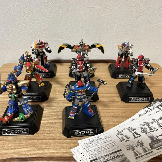Sentai Roro BANDAI SUPER SENTAI Robo Modeling Spirit 8 Types Set power ranger from ...