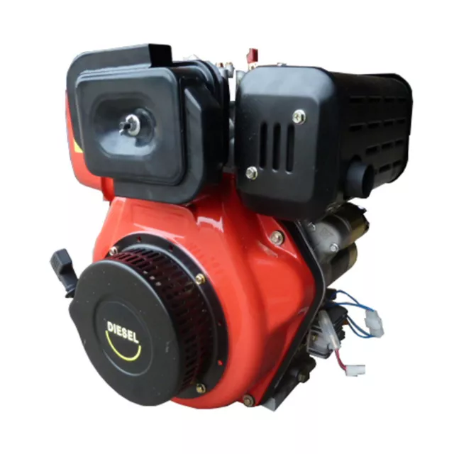 Electric Start 10 Hp Diesel Stationary Motor Engine 2