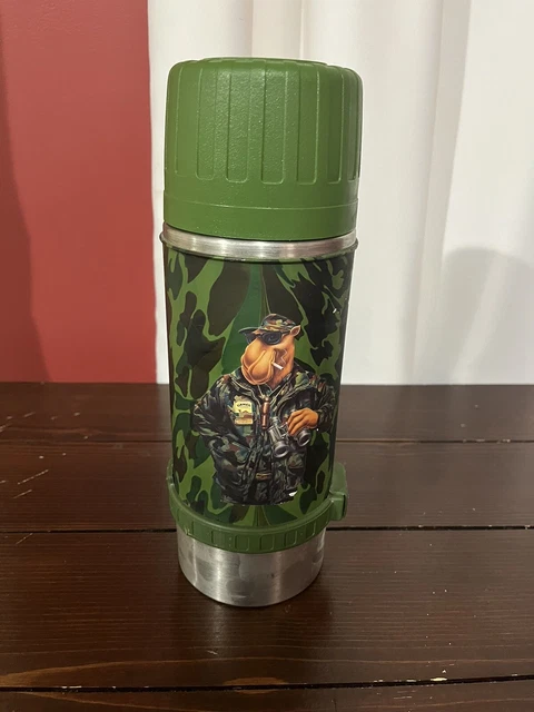 Vintage Joe Camel Cigarettes Camouflage Joe’s Fish & Game Club THERMOS Complete