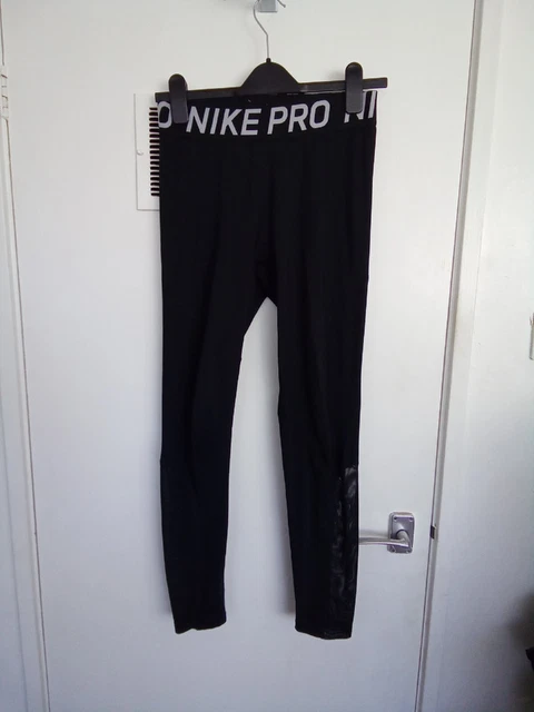 Leggings Dri Fit neri, Nike Pro, taglia L