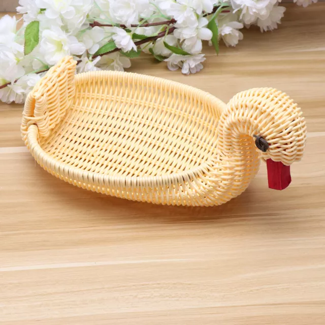 Food Serving Tray Woven Storage Basket Creative Household Fruit