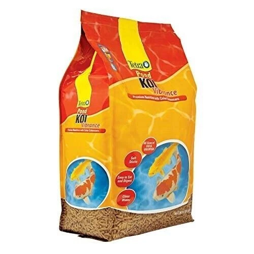 TetraPond Koi Vibrance 5.18 Pounds, Soft Sticks,Floating Pond Food Free Ship USA