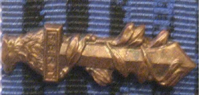 Roman Gladius for the Cross of Merit or Ethiopian Campaign Medal