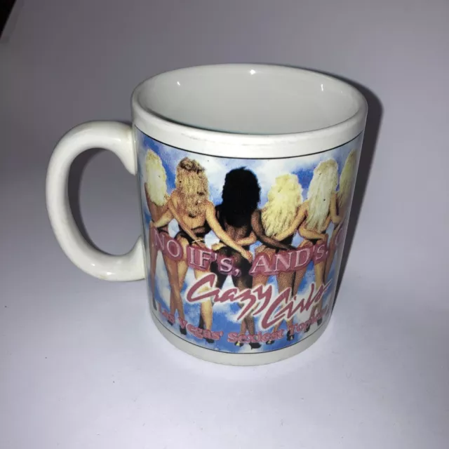 Vintage Riviera Hotel & Casino Las Vegas "Crazy Girls" Topless Show Coffee Mug