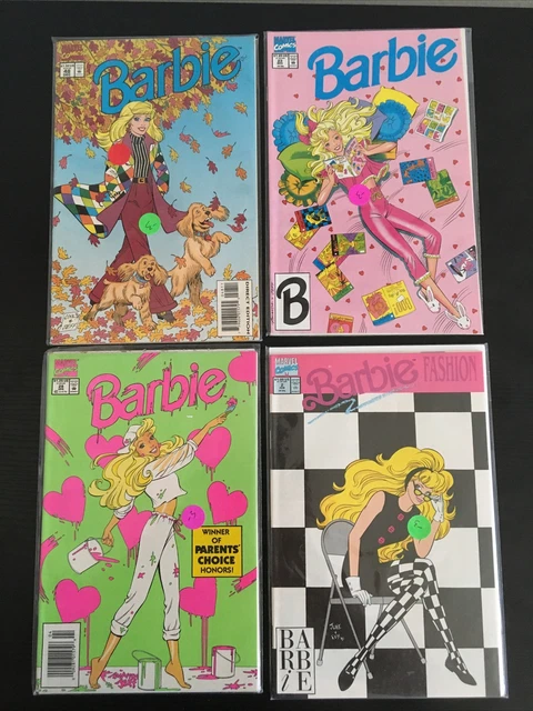 Lot of 4 Barbie Fashion Comics vintage from 1991 Comic Books Rare Key Issues