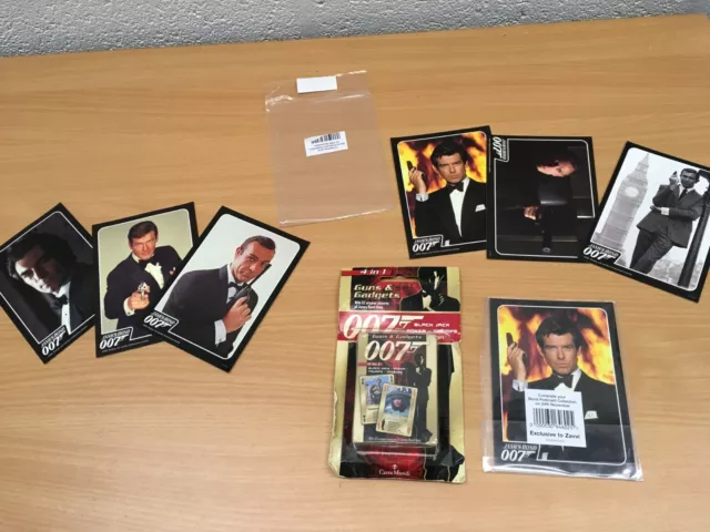 James Bond 007 Playing Cards Postcards Bundle Lot New