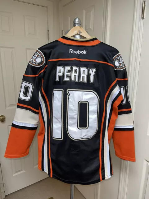 Reebok CCM Mighty Ducks #10 Corey Perry Jersey Sz S With Strap
