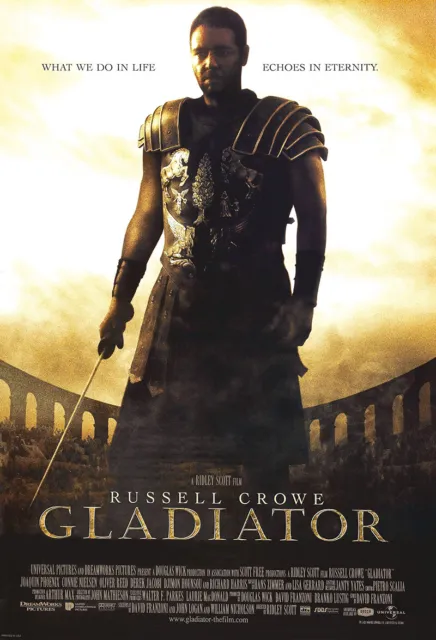 UNFRAMED Gladiator Movie Poster Prints Canvas Print Decor A